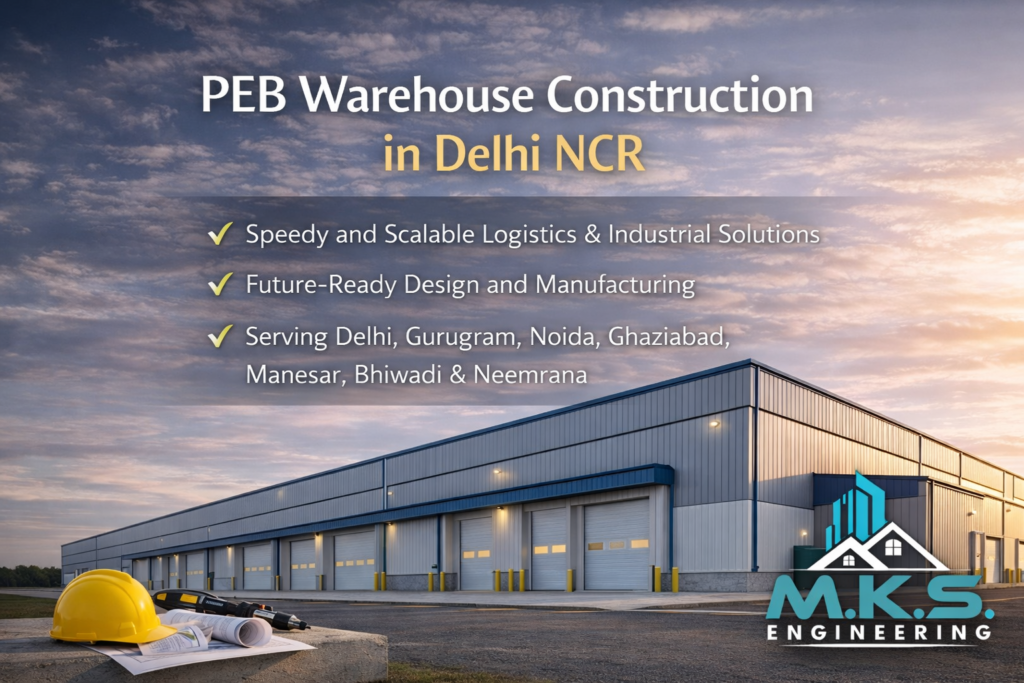 Ncr Engineering PEB Warehouse Construction in Delhi NCR | MKS Engineering