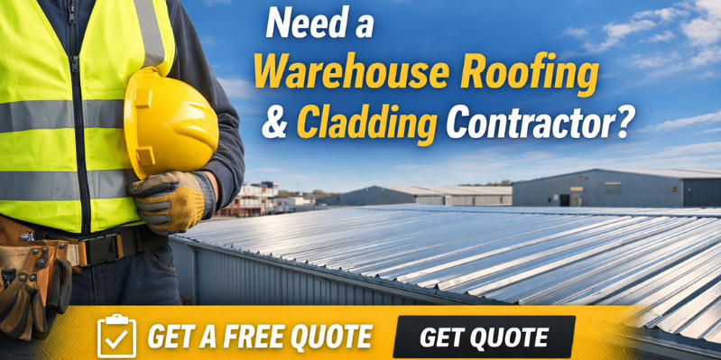 warehouse roofing and cladding contractor