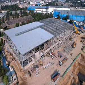 pre-engineered warehouse construction