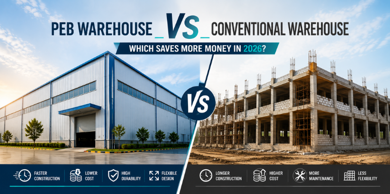 PEB Warehouse vs Conventional Warehouse